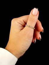 картинка Элитное кольцо Из натурального камня Лабрадор от магазина Wolves